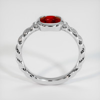 1.03 Ct. Ruby Ring, 14K White Gold 3