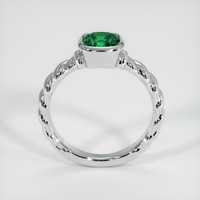 1.16 Ct. Emerald Ring, 18K White Gold 3