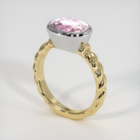 3.49 Ct. Gemstone Ring, 14K White & Yellow 2