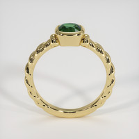 1.31 Ct. Green Sapphire Ring, 10K Yellow Gold 3