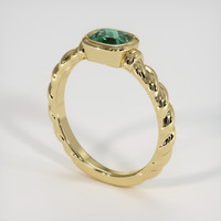 0.63 Ct. Gemstone Ring, 14K Yellow Gold 2