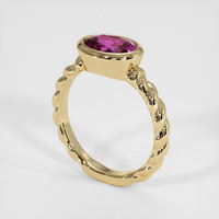 2.03 Ct. Gemstone Ring, 18K Yellow Gold 2