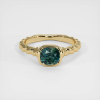 2.13 Ct. Sapphire Ring, 18K Yellow Gold 1