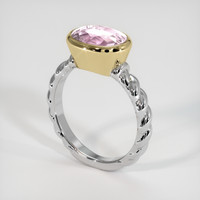 3.49 Ct. Gemstone Ring, 14K Yellow & White 2