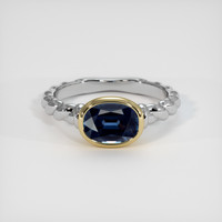 1.48 Ct. Gemstone Ring, 14K Yellow & White 1