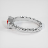 0.89 Ct. Ruby Ring, Platinum 950 4