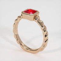 1.27 Ct. Ruby Ring, 14K Rose Gold 2