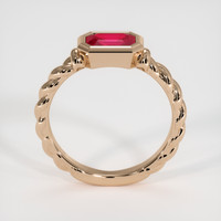 1.03 Ct. Ruby Ring, 14K Rose Gold 3