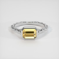 1.31 Ct. Gemstone Ring, 14K White Gold 1