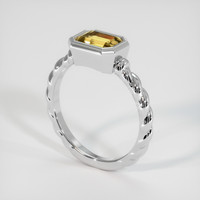 1.31 Ct. Gemstone Ring, 14K White Gold 2