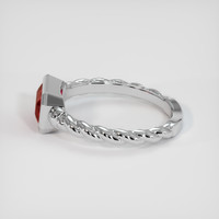 2.03 Ct. Ruby Ring, 14K White Gold 4