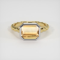 2.94 Ct. Gemstone Ring, 14K White & Yellow 1