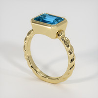 2.88 Ct. Gemstone Ring, 14K Yellow Gold 2