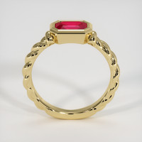 1.03 Ct. Ruby Ring, 14K Yellow Gold 3