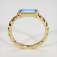 1.08 Ct. Blue Sapphire Ring, 14K Yellow Gold 3