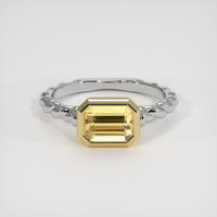 1.31 Ct. Gemstone Ring, 14K Yellow & White 1