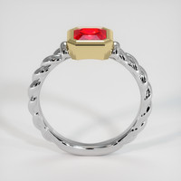 1.27 Ct. Ruby Ring, 14K Yellow & White 3