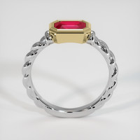 1.03 Ct. Ruby Ring, 14K Yellow & White 3