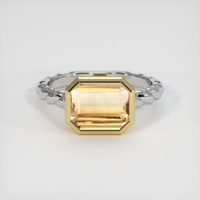 2.94 Ct. Gemstone Ring, 18K Yellow & White 1