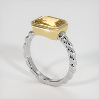 2.94 Ct. Gemstone Ring, 18K Yellow & White 2