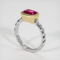 1.98 Ct. Gemstone Ring, 18K Yellow & White 2