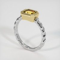 1.31 Ct. Gemstone Ring, 18K Yellow & White 2
