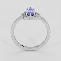 1.05 Ct. Purple Sapphire Ring, Silver 3