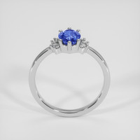1.14 Ct. Blue Sapphire Ring, 10K White Gold 3