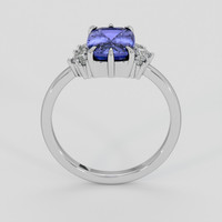 2.83 Ct. Purplish Blue Sapphire Ring, 10K White Gold 3