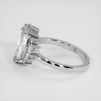 2.06 Ct. White Sapphire Ring, 10K White Gold 4
