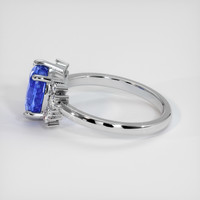 1.93 Ct. Blue Sapphire Ring, 14K White Gold 4