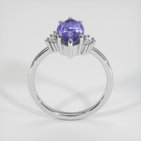 2.88 Ct. Color Change Sapphire Ring, 18K White Gold 3