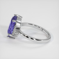 2.88 Ct. Color Change Sapphire Ring, 18K White Gold 4