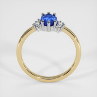 1.15 Ct. Bi Color Sapphire Ring, 14K White & Yellow 3