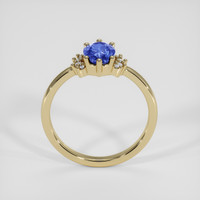 1.14 Ct. Blue Sapphire Ring, 10K Yellow Gold 3