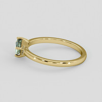 0.83 Ct. Bi Color Sapphire Ring, 10K Yellow Gold 4