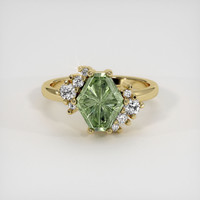 3.72 Ct. Sapphire Ring, 14K Yellow Gold 1
