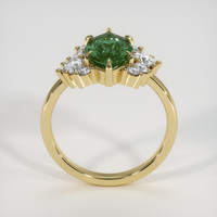 2.33 Ct. Green Sapphire Ring, 14K Yellow Gold 3