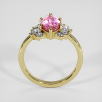 2.02 Ct. Pink Sapphire Ring, 14K Yellow Gold 3