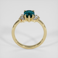 1.69 Ct. Bluish Green Sapphire Ring, 14K Yellow Gold 3
