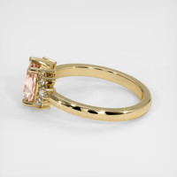 1.58 Ct. Padparadscha Sapphire Ring, 14K Yellow Gold 4