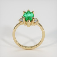 2.39 Ct. Emerald Ring, 18K Yellow Gold 3