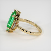 2.39 Ct. Emerald Ring, 18K Yellow Gold 4