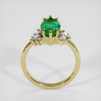 1.94 Ct. Emerald Ring, 18K Yellow Gold 3
