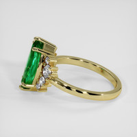 1.94 Ct. Emerald Ring, 18K Yellow Gold 4