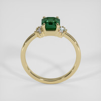 1.59 Ct. Bluish Green Sapphire Ring, 18K Yellow Gold 3