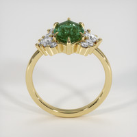 2.33 Ct. Green Sapphire Ring, 18K Yellow Gold 3