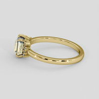 1.34 Ct. Bi Color Sapphire Ring, 18K Yellow Gold 4