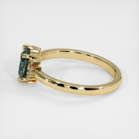 0.90 Ct. Sapphire Ring, 18K Yellow Gold 4