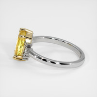 2.11 Ct. Yellow Sapphire Ring, 14K Yellow & White 4